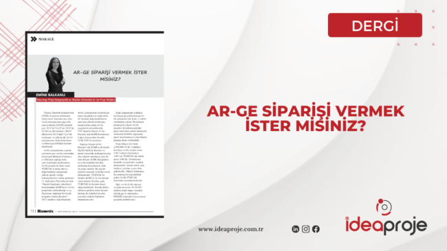 Ar-Ge siparişi Sipariş Ar-Ge