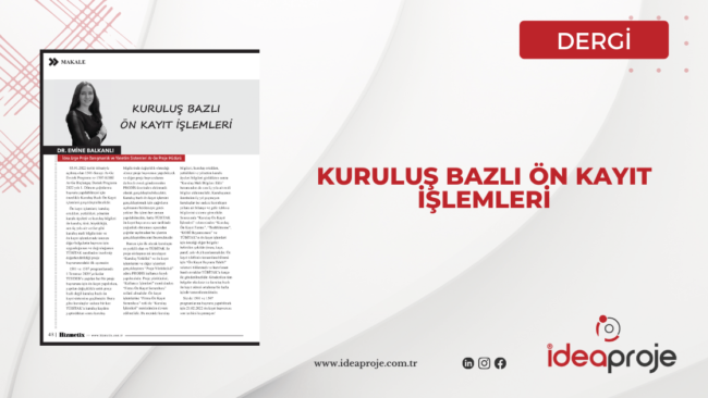 kuruluş bazlı ön kayıt tübitak ön kayıt nasıl yapılır